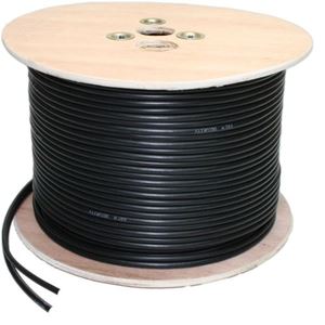Picture of 100m RG59 coax + 2 core power Shotgun Cable CCTV surveillance cable 