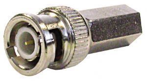 Picture of Bag of 100 Male BNC Twist On Plug for easy termination on RG59 Cable CCTV Connector