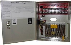 Picture of 18 Way DC 10amp Power Supply with Auto Reset PTC Fuse 