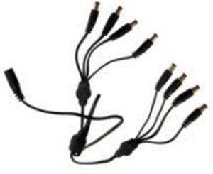Picture of 8 Way DC Splitter Cable with 2.1mm DC Jack Input