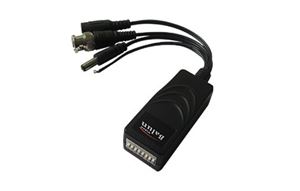 Picture of Twin Pack CAT5 Video, Power and Data Baluns Passive Channel Video Power Data Balun Transceiver with pigtail onnection
