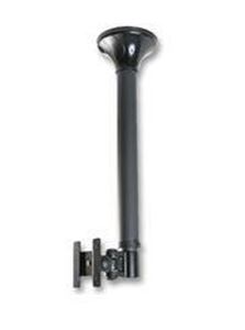 Picture of Up to 30" Flat Screen Ceiling Mount bracket with Adjustable Height, Swivel and Tilt VESA 75 and VESA 100