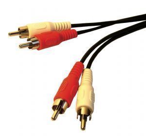Picture of 10 metre 2 RCA male plug to RCA male plug lead