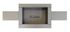 Picture of iDocx iPad In-wall Dock Water Resistant Aluminum Bezel Brushed Finish for iPad, iPad 2, New Gen iPad 