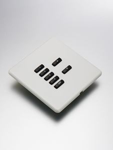 Picture of Rako RLF- White Plastic Screwless cover plate for wireless modular control panel